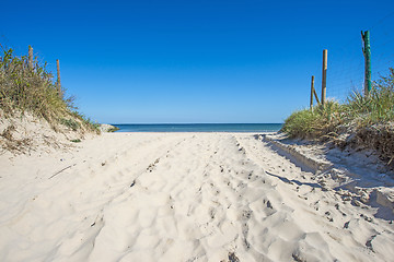 Image showing Baltic sea, beach