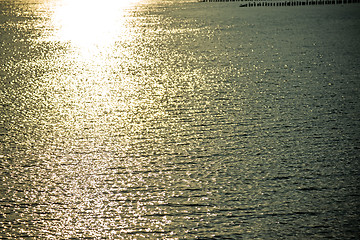 Image showing Baltic Sea during sunrise
