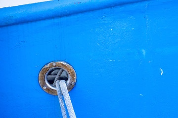 Image showing mooring line