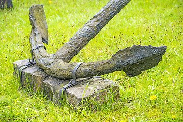 Image showing Anchor, old and rusty