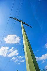 Image showing power supply mast