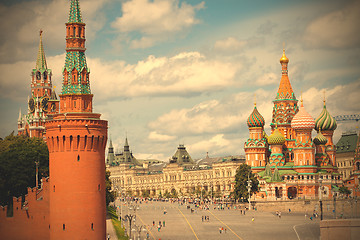 Image showing Moscow, Russia, Red square at summer day
