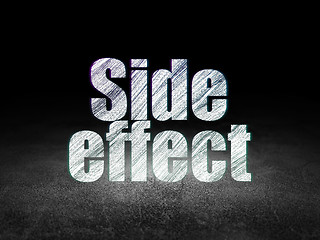 Image showing Medicine concept: Side Effect in grunge dark room