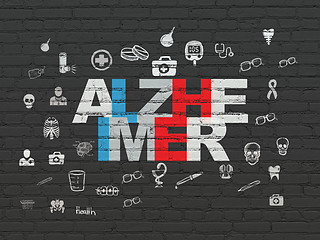 Image showing Medicine concept: Alzheimer on wall background