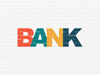 Image showing Banking concept: Bank on wall background