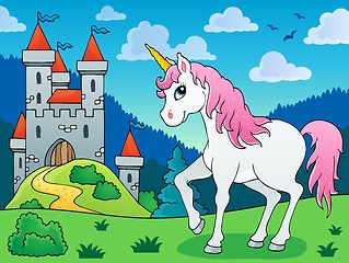 Image showing Fairy tale unicorn theme image 5