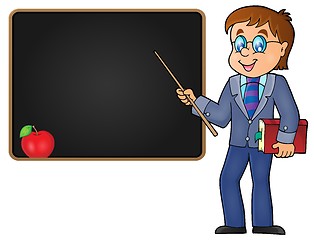 Image showing Man teacher theme image 2