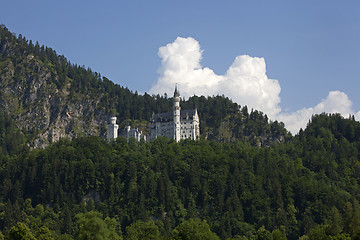 Image showing Castle of Neuschwanstein in Bavarian Alps