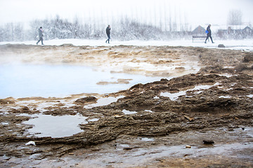 Image showing Closeup of the Strokkur