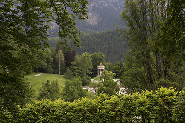 Image showing Castle park Linderhof, Bavaria