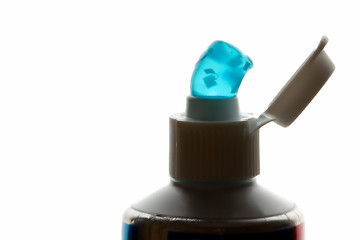 Image showing toothpaste tube close-up