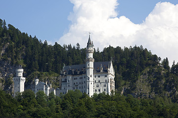 Image showing Castle of Neuschwanstein in Bavarian Alps