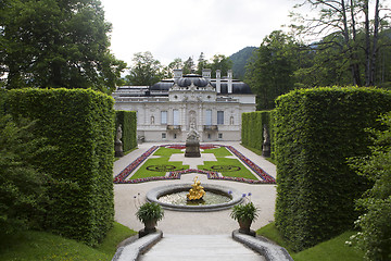 Image showing Castle park Linderhof, Bavaria