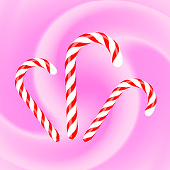 Image showing Candy Canes