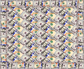 Image showing dollar banknotes texture