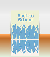 Image showing Back to school word, education concept