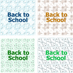 Image showing Back to school word, education concept