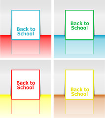 Image showing Back to school word, education concept