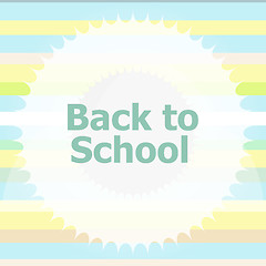 Image showing back to school. Design elements, abstract background, education concept