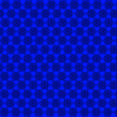 Image showing wallpapers with abstract dark patterns on the blue