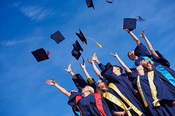 Image showing high school graduates students