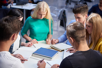 Image showing students group  study