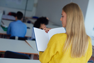 Image showing portrait of young female student