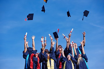 Image showing high school graduates students