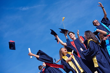 Image showing high school graduates students