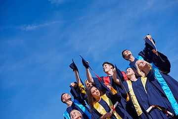 Image showing high school graduates students