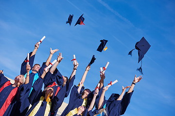 Image showing high school graduates students