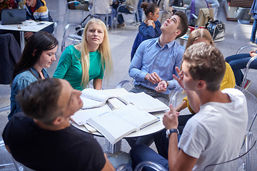 Image showing students group  study