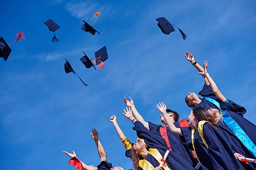 Image showing high school graduates students