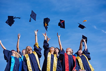 Image showing high school graduates students