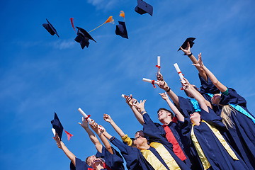 Image showing high school graduates students