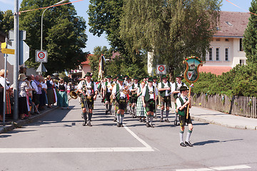 Image showing Hausham / Germany / Bayern-09th August: band Agatharied