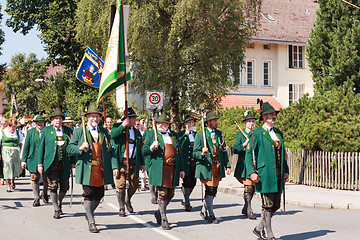 Image showing Hausham / Germany / Bayern-09th August: protect mountain