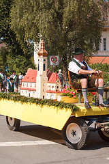 Image showing Hausham / Germany / Bavaria-09th August: copy of the Catholic Church