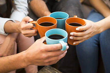 Image showing Coffee with friends