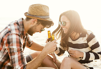 Image showing Couple having great time together