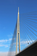 Image showing Ada Bridge Belgrade