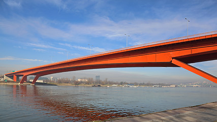 Image showing Gazela Bridge Belgrade