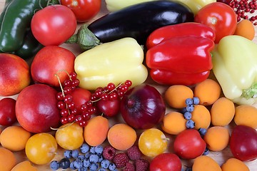 Image showing Fruits and vegetables