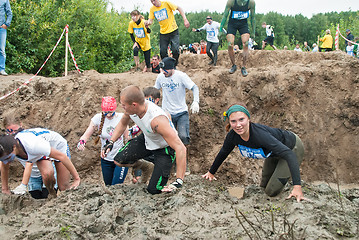 Image showing Dirty cross-country race. Tyumen. Russia