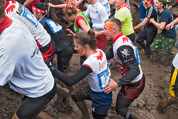 Image showing Dirty cross-country race. Tyumen. Russia