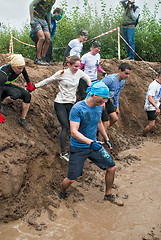 Image showing Dirty cross-country race stage. Tyumen. Russia