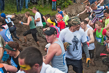 Image showing Dirty cross-country race. Tyumen. Russia