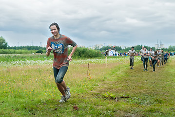 Image showing Cross-country race. Before next obstacle. Tyumen