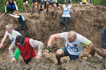 Image showing Dirty cross-country race. Tyumen. Russia