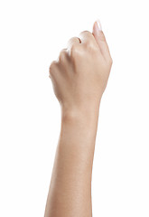 Image showing fist woman hand